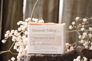 vanilla & cinnamon tallow shampoo bar